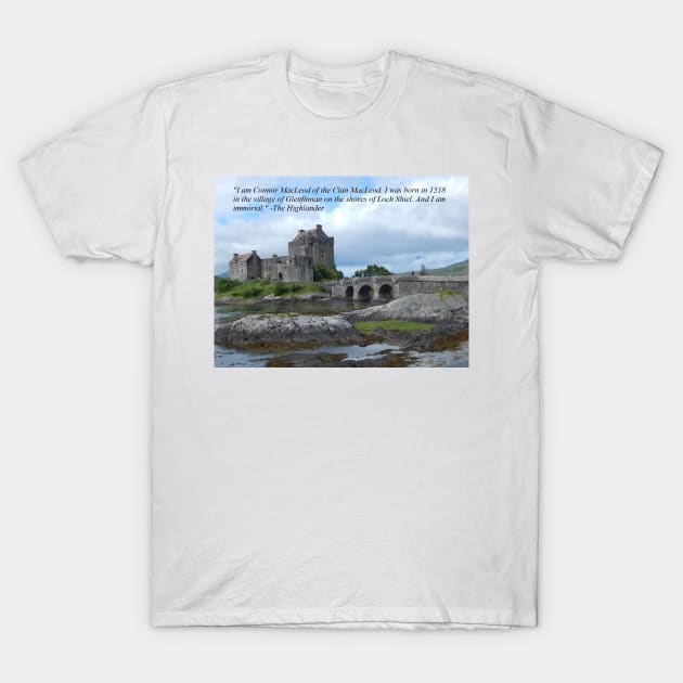 Connor MacLeod Castle T-Shirt by Quotechella Merch